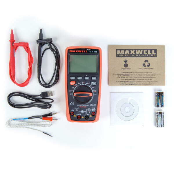 Afbeelding van Digitale multimeter 5in1 - PC-aansluiting met USB-kabel 1 Stuks [25328B] - 04 25328B web