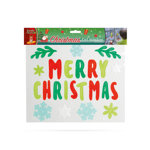 Afbeelding van Gel raamdecoratie - kerst - XXL 1 Stuks [55204X] - 04 55204X web