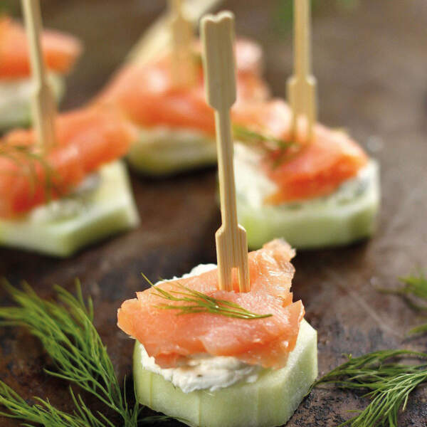 Afbeelding van Bamboe snackstokjes - 9 cm - 50 stuks / verpakking 1 Stuks [56261] - 04 56261 web
