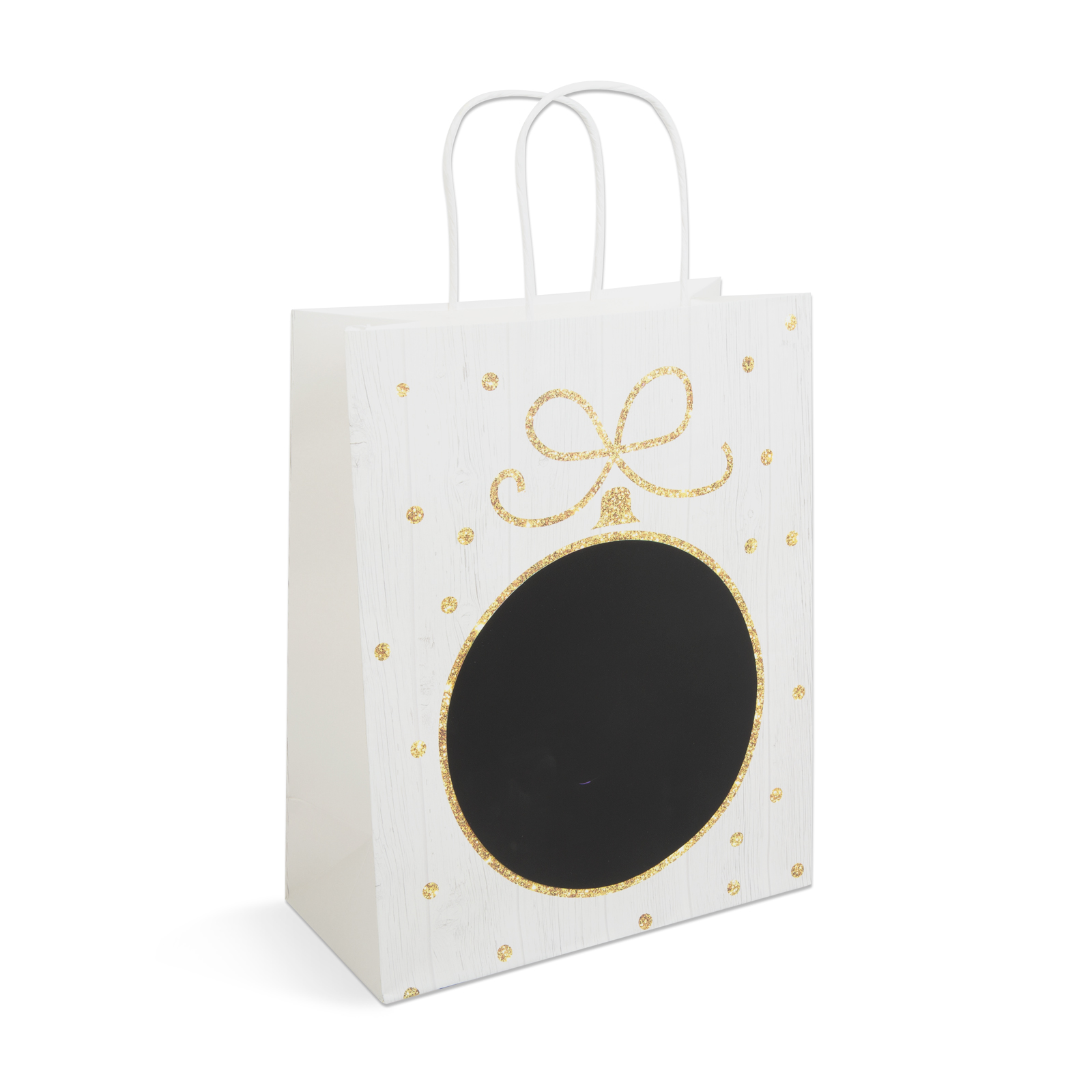 Afbeelding van Cadeauzakje - papier, "Craft" - 265 x 127 x 330 mm - 2 soorten / verpakking - 12 stuks / verpakking