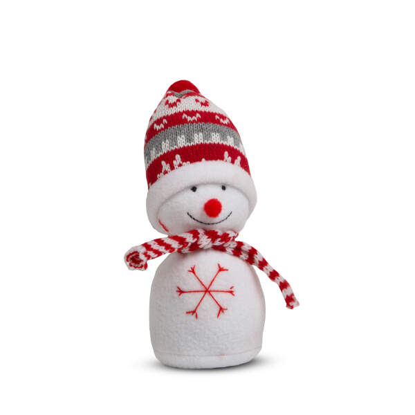 Afbeelding van Kerst sneeuwpop decoratie - 20 cm - 3 soorten 1 Stuks [58354] - 04 58354 web 1