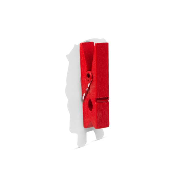 Afbeelding van Kerstclip met lint - Kerstman - 22 x 35 mm - 18 stuks, 2 m / verpakking 1 Stuks [58526A] - 04 58526A web