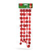 Afbeelding van Kerstkrans - sneeuwvlok - 2,7 m - rood 1 Stuks [58616A] - 04 58616A web