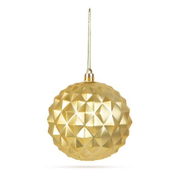 Afbeelding van Kerstboomdecoratieset - baldecoratie - goud - 6 stuks / verpakking 1 Stuks [58762A] - 04 58762A web
