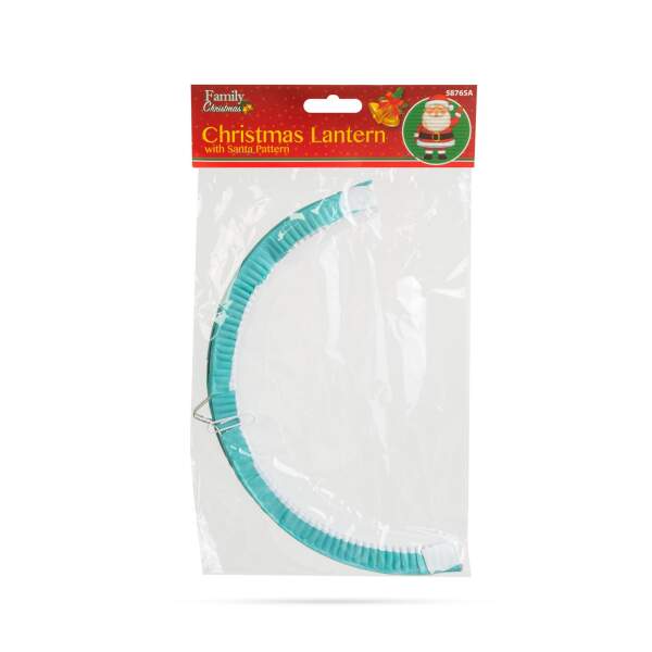 Afbeelding van Kerstlantaarn - met kerstmanpatroon - 25 cm 1 Stuks [58765A] - 04 58765A web