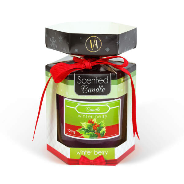 Afbeelding van Geurkaars - "winterbes" - 120 g 1 Stuks [58802D] - 04 58802D web