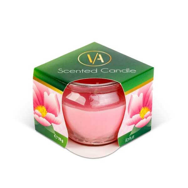 Afbeelding van Geurkaars - Lotusbloem - 70 g 1 Stuks [58804C] - 04 58804C web