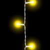 Afbeelding van Lichtgordijn - 100 LED's - warm wit - netvoeding - IP44 - 2,2 m - 8 programma's 1 Stuks [58902A] - 04