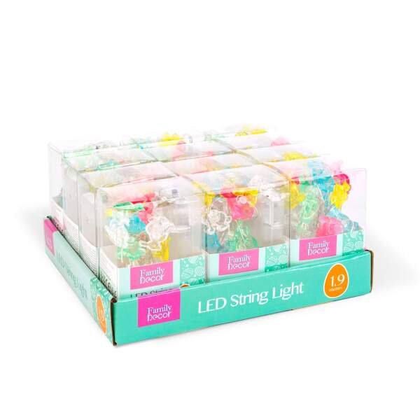 Afbeelding van LED lichtsnoer - konijn - 2 m - 20 LED - 2 x AA 1 Stuks [58923C] - 04 58923C web