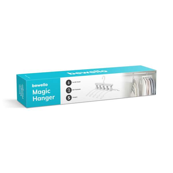 Afbeelding van Ruimtebesparende organizerhanger - 5 hangers 1 Stuks [BW2029] - 04 BW2029 web