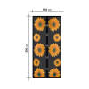 Afbeelding van Hor Gordijn met Magneten – 100x210 cm – Zelfklevend met Klittenband – Zonnebloem Design – Wasbaar –