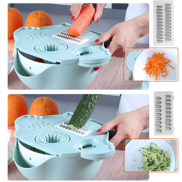 Afbeelding van Multifunctional kitchen slicer / chopping set 1 Stuks [W1094] - 04 W1094 web