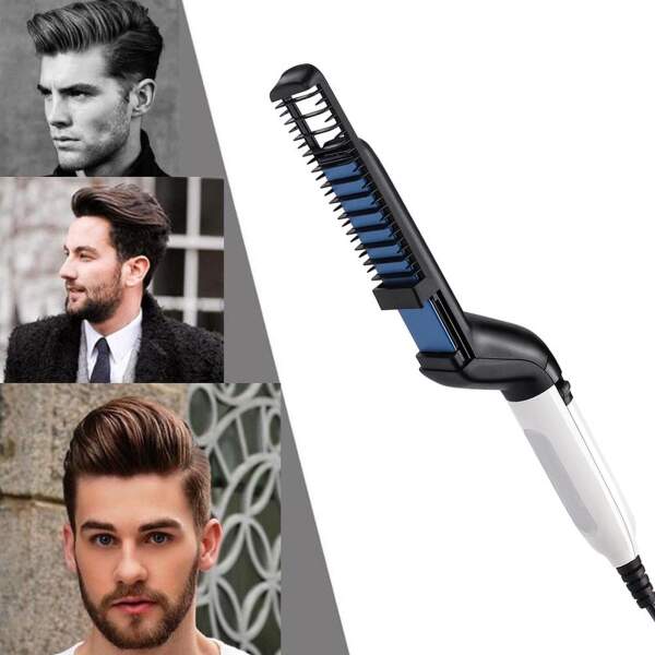 Afbeelding van Electric hair and beard straightening comb for men - 40W, 220V AC 1 Stuks [W1141] - 04 W1141 web