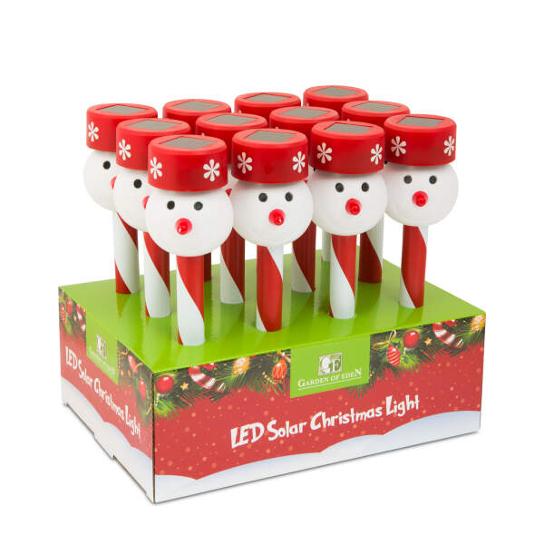 Afbeelding van LED-zonnelamp - sneeuwpop 1 Stuks [11374B] - 05 11374B web