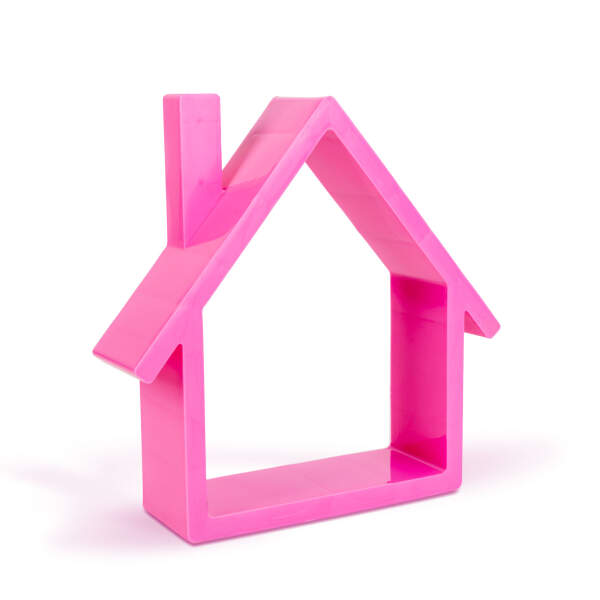 Afbeelding van Wanddecoratie - huis - 24 x 24 cm - 4 soorten 1 Stuks [11886] - 05 11886 web