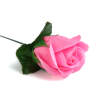 Afbeelding van Kunstplant decoratie - roos - 3 kleuren - 5 x 5 x 30 cm 1 Stuks [11979] - 05 11979 web