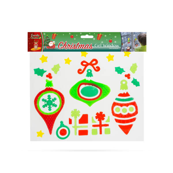 Afbeelding van Gel raamdecoratie - kerst - XXL 1 Stuks [55204X] - 05 55204X web
