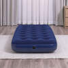 Afbeelding van Opblaasbaar matras - Eenpersoons, Velours - Blauw - 185 x 76 x 22 cm 1 Stuks [56432] - 05 56432 web