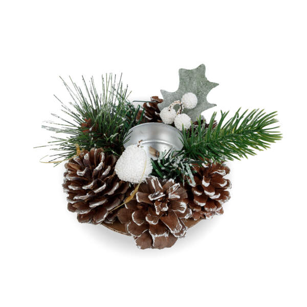 Afbeelding van Adventsdecoratie - met kaarsenhouder - 6 soorten - 13 cm 1 Stuks [58010] - 05 58010 web