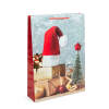 Afbeelding van Kerstcadeautas - papier - 330 x 102 x 457 mm - 4 soorten / verpakking 12 Stuks [58300] - 05 58300 web