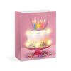 Afbeelding van Cadeauzakje - 10 warmwitte LED's, papier - 265 x 127 x 330 mm - 4 soorten / verpakking - 12 stuks /