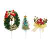 Afbeelding van Kerst 3D taartdecoratie - 10 cm - 2 soorten - 3 stuks / verpakking 1 Stuks [58718] - 05 58718 web