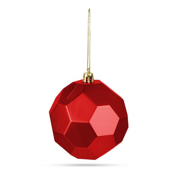Afbeelding van Kerstboomdecoratieset - baldecoratie - rood - 6 stuks / verpakking 1 Stuks [58762C] - 05 58762C web