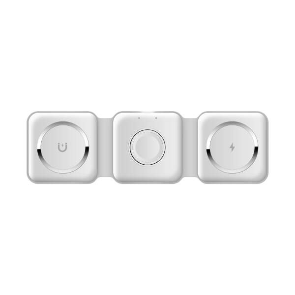 Afbeelding van Draadloos oplaadstation - 3-in-1 telefoon- en horlogelader - wit 1 Stuks [BW2063] - 05 BW2063 web