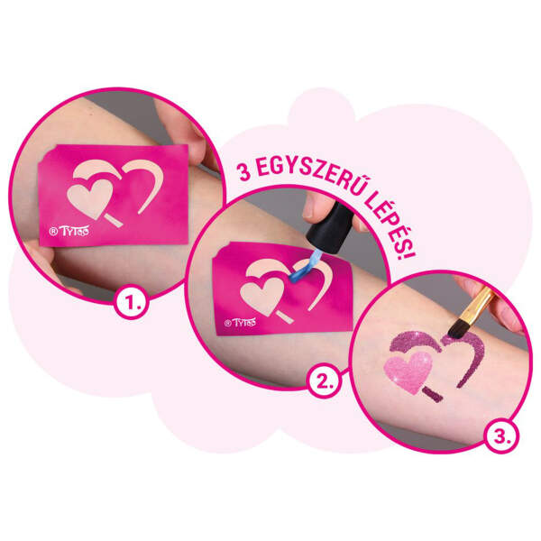 Afbeelding van Glamorous glitter tattoo set 1 Stuks [TY50182] - 05 TY50182 web