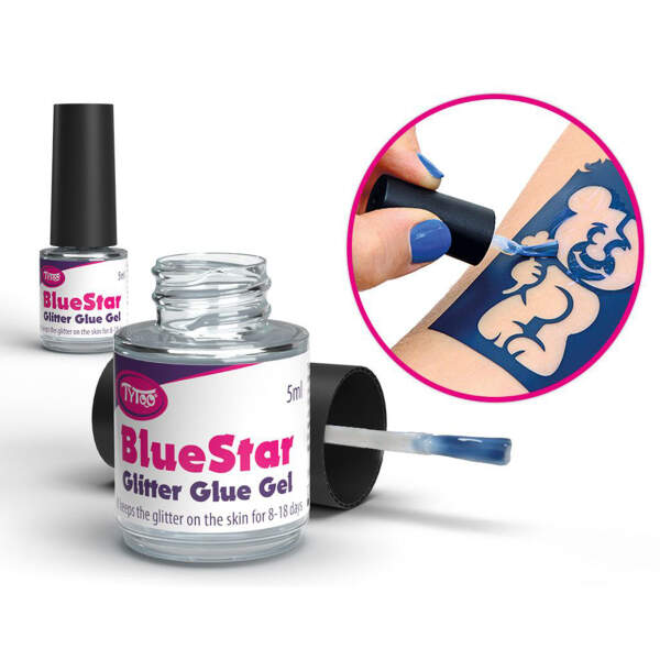 Afbeelding van Glitter tattoo glue - BlueStar - 5 ml 1 Stuks [TY50217] - 05 TY50217 web