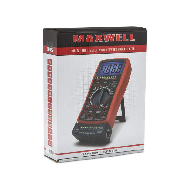 Afbeelding van Digitale multimeter met kabeltester 1 Stuks [25331] - 06 25331 web