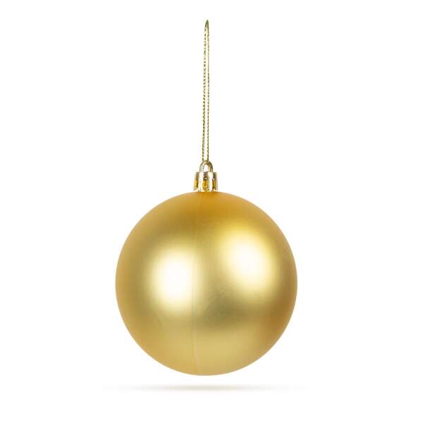 Afbeelding van Kerstboomdecoratieset - baldecoratie - goud - 6 stuks / verpakking 1 Stuks [58762A] - 06 58762A web
