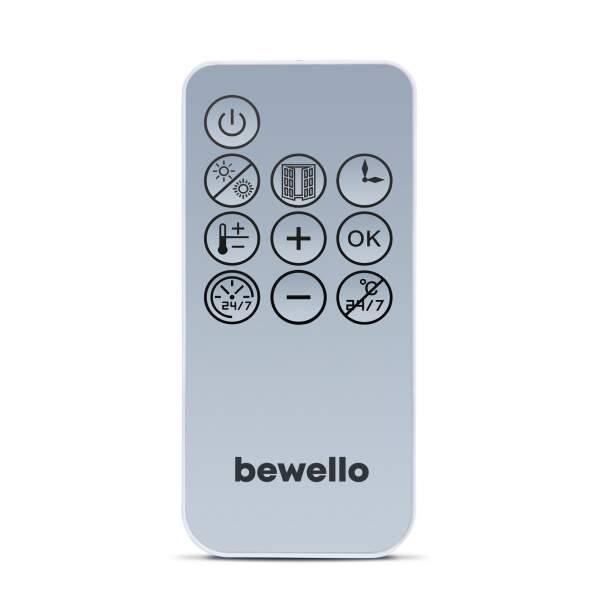 Afbeelding van Wandverwarming met handdoekhouder - 800/2000W - 240V - wit 1 Stuks [BW2104] - 06 BW2104 web