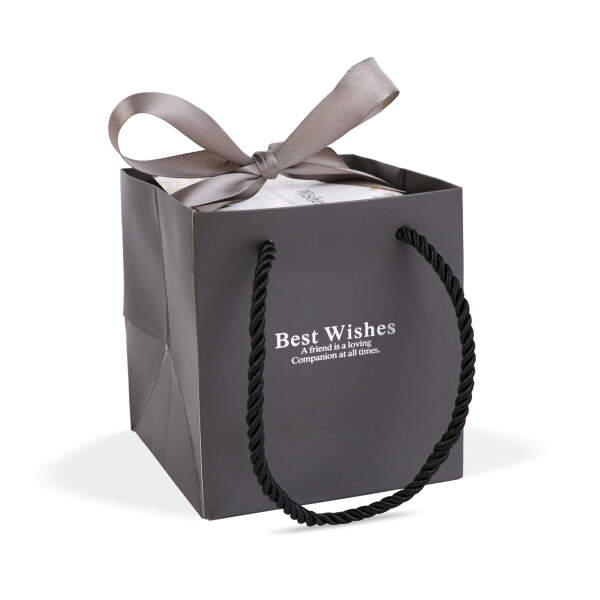 Afbeelding van Eeuwige roos in een geschenkdoos die open kan met een ketting - 10,2 x 9,8 x 11 cm - zwart 1 Stuks [DA01201]