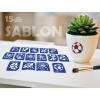 Afbeelding van Sjabloonset voor Jongens – 15 Stuks voor Glittertattoos en Schmink 1 Stuks [TY50107] - 06 TY50107 web