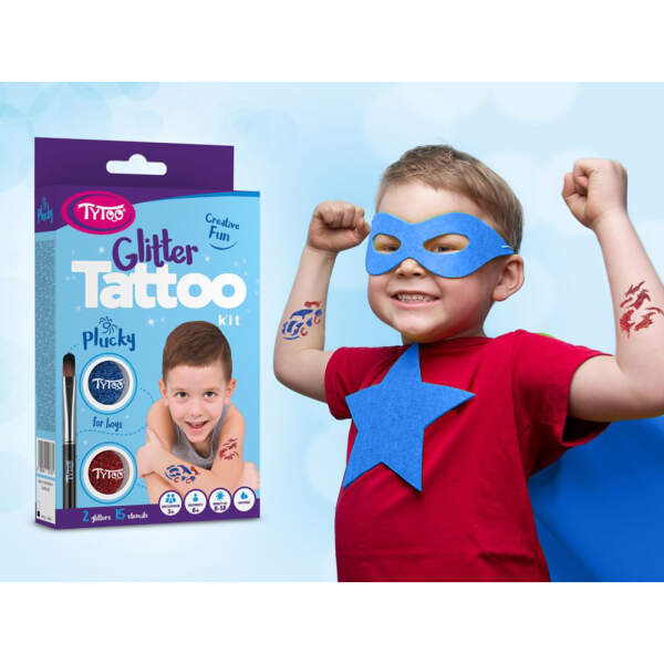 Afbeelding van Plucky glitter tattoo set 1 Stuks [TY50178] - 06 TY50178 web