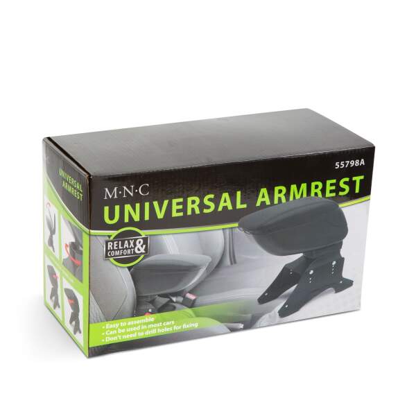 Afbeelding van Universele auto armsteun met opbergvak - zwart 1 Stuks [55798A] - 07 55798A web