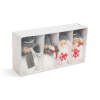Afbeelding van Kerstboomversiering - polyester sneeuwpop - 10 cm - 4 stuks / verpakking 1 Stuks [58725] - 07 58725 web