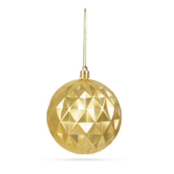 Afbeelding van Kerstboomdecoratieset - baldecoratie - goud - 6 stuks / verpakking 1 Stuks [58762A] - 07 58762A web