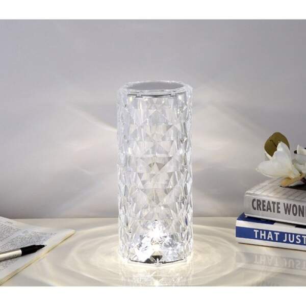 Afbeelding van RGB LED-lamp met rozeneffect - op batterijen - acryl - USB 1 Stuks [DA01021] - 07 DA01021 web