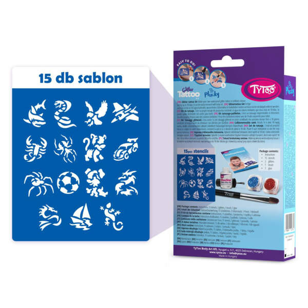 Afbeelding van Plucky glitter tattoo set 1 Stuks [TY50178] - 07 TY50178 web
