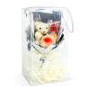 Afbeelding van Kunstplant decoratie - roos met teddybeer - 14 x 10,5 x 26 cm 1 Stuks [11973] - 08 11973 web