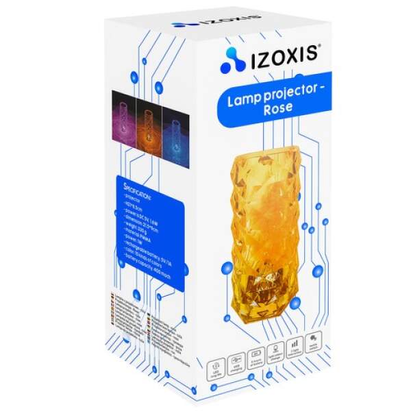 Afbeelding van RGB LED-lamp met rozeneffect - op batterijen - acryl - USB 1 Stuks [DA01021] - 08 DA01021 web