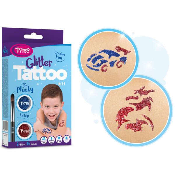 Afbeelding van Plucky glitter tattoo set 1 Stuks [TY50178] - 08 TY50178 web