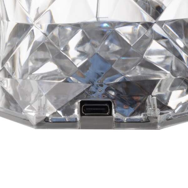 Afbeelding van RGB LED-lamp met rozeneffect - op batterijen - acryl - USB 1 Stuks [DA01021] - 10 DA01021 web