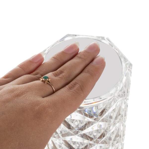 Afbeelding van RGB LED-lamp met rozeneffect - op batterijen - acryl - USB 1 Stuks [DA01021] - 17 DA01021 web