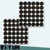 Afbeelding van 72x N'JOY LIFE Premium Viltjes Stoelpoten - Zwart - Zelfklevend Anti Kras Meubelvilt voor Meubels - 72