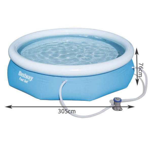 Afbeelding van Zwembad met zachte wanden – met watercirculatiefilter – 305 x 76 cm 1 Stuks [DA00111] - DA00111 REG 06