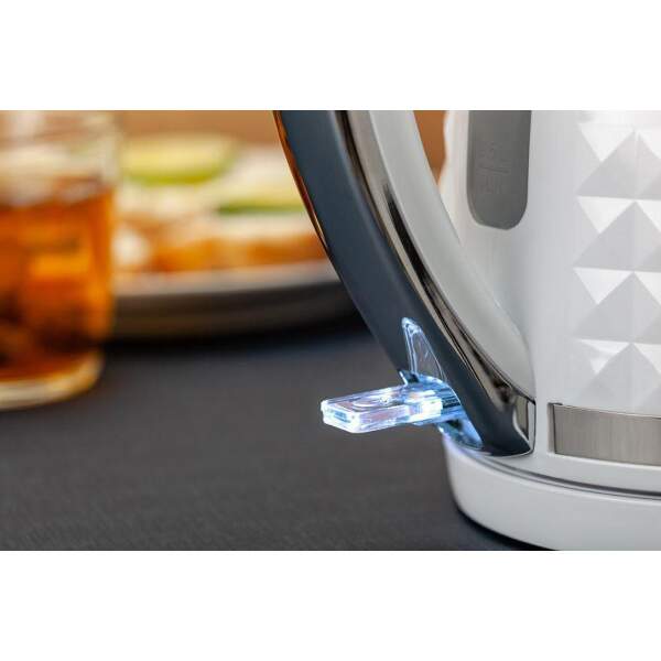 Afbeelding van Moderne Waterkoker Wit Glans - met Retro Patroon - 0083 cec9 4859 a6ec d093489631d4