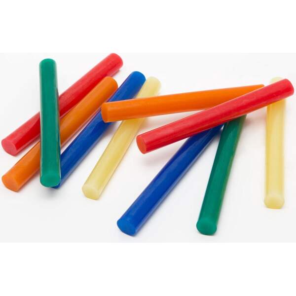 Afbeelding van Handy - Lijmpistool Vullingen Gekleurd - Lijmpatronen 11MM Rond - 100MM Lang - Lijm Patronen voor Lijmpistool